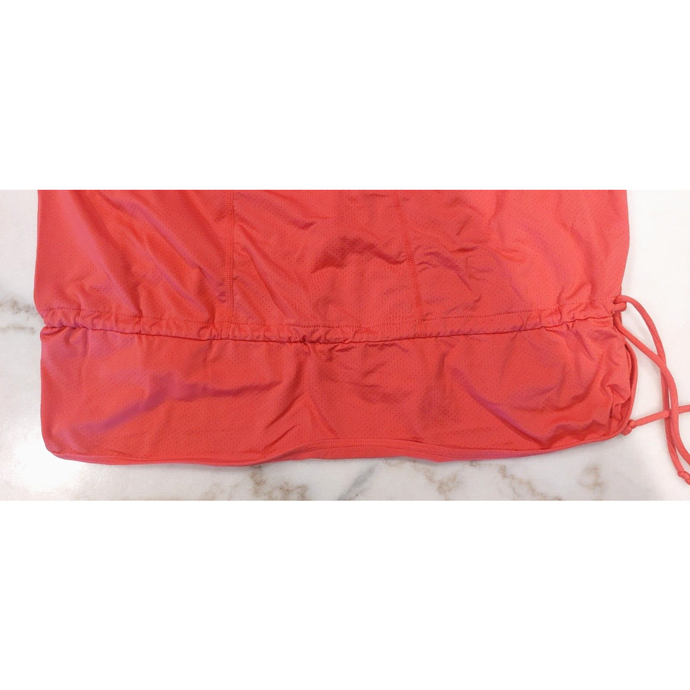 Zella Workout Tank Racerback Elastic Drawstring‎ Ruffle Bottom Size Lrg - Picture 3 of 6
